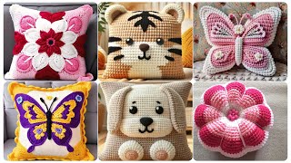 Top trending crochet Cushion coversCrochet Cushion covers design 2024 [upl. by Assetak908]