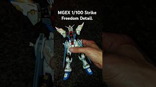 WIP Detailing My MGEX 1100 Strike Freedom gunplaisfreedom bandaigundam gunpla gundam [upl. by Shawn]