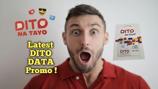 NEW DITO SIM DATA PROMO 30 DAYS  MAY UNLI DATA SA 5G [upl. by Siddra]