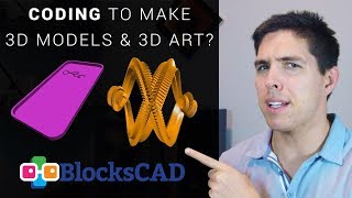 Blockscad How to 3D model and make maths art using coding [upl. by Eelnyl]