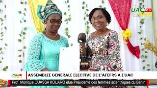 ASSEMBLEE GENERALE ELECTIVE DE L’AFEFRS A L’UAC [upl. by Faria]