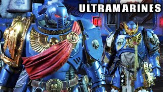 FOR ULTRAMAR Ultramarines Veteran Squad in action  Warhammer 40k Space Marine 2 [upl. by Terzas]