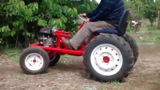 MiniTractor de fabricación casera explicación [upl. by Alvan377]