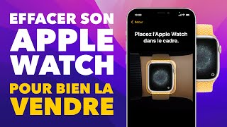 Réinitialiser  Effacer son Apple Watch pour la vendre • Déconnexion iCloud  Apple [upl. by Banyaz800]