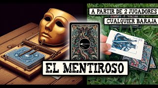 EL MENTIROSO  Juego de Cartas A PARTIR de DOS JUGADORES  Baraja EspañolaInglesaFrancesaPóquer [upl. by Sire]