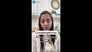 What is COMEDOGENICITY  By Dr Rashmi Pachpande [upl. by Gautious137]