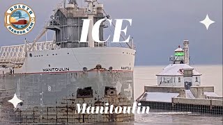 quotICEquot Manitoulin arrived in Duluth 01122024 [upl. by Lihp]