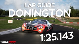 4K Donington Park Detailed Lap Guide  125143  Mercedes AMG GT3  Assetto Corsa Competizione [upl. by Seema]