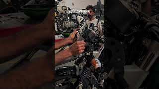 Continental GT 650 Flyscreen Installation gt650 continentalgt650 youtuber ytshorts [upl. by Remo28]