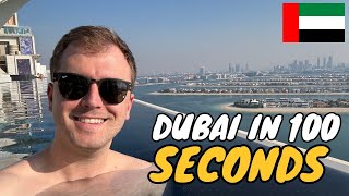 Dubai In 100 Seconds Trip to the UAE in December 2023 [upl. by Chev]