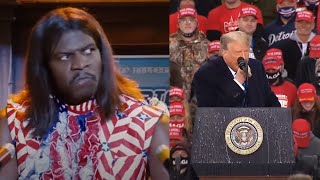 President Trump vs President Camacho on the current state of Covid19 [upl. by Eerrahs]