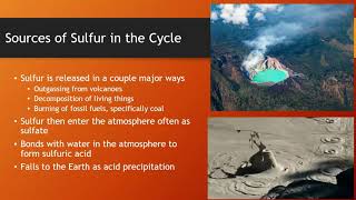 Lesson 1  Sulfur Cycle [upl. by Sigmund]