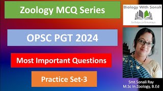 OPSC PGT Previous Year Question  Zoology PYQ  MCQ opscpgt zoologymcq biologywithsonali biology [upl. by Suivart126]