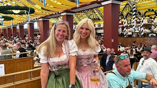 Oktoberfest Munich 2023 Lowenbrau Beer Tent [upl. by Enidlareg]