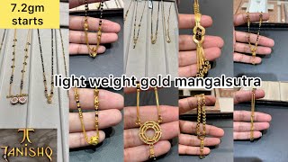 Tanishq pure 22kt gold manglesutra design  lightweight manglesutra design price [upl. by Schlesinger]