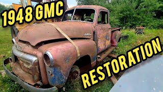 Restoration of a Rusty 1948 GMC Full Rebuild From Start to Finish [upl. by Neelia233]