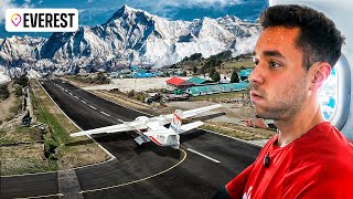 EL AEROPUERTO MÁS PELIGROSO DEL MUNDO PARA IR AL EVEREST  TheGrefg [upl. by Nomaj]