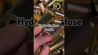 Hydraulic Hose Ferrule to Connect Hydraulic Hose and Fittings hydraulichoseferrule hydraulichose [upl. by Aiyekal]