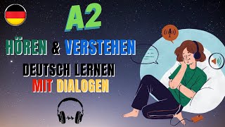 Deutsch lernen mit Dialogen A2 [upl. by Aitak]