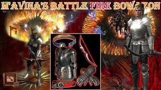 Diablo 2 Resurrected  Sets Mavinas Battle Hymn Fire Bowazon Build Uber Tristram [upl. by Chance96]