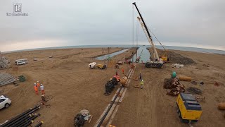 Subsea Pipeline Installation Surface Tow [upl. by Asiram]