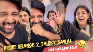 4 sawal or biwi pakdi gayi 😂 prankvideo funny funnyvideo shortvideo shortsviral waitforend [upl. by Krueger]