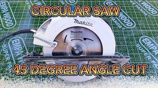 Satisfying construction circular saw 45 degree angle cutting [upl. by Mcmillan365]