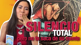 Quiere saber de ti Silencio Total Pero No Te Saca de Su Mente ¿Dara el paso ❤️❤️🔮 tarot [upl. by Jorgan]