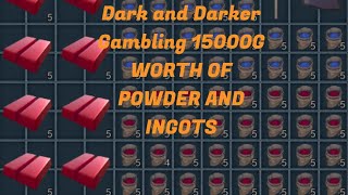 Ruby Silver Powder GamblingDark and Darker 15000G [upl. by Aihsekel365]