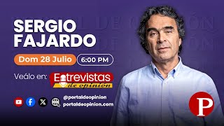 🚨📹 Sergio Fajardo Valderrama Líder político en Portal de Opinión [upl. by Platto]