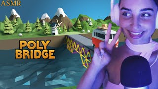 ASMR  Let’s Play Poly Bridge 3 🌁 [upl. by Oalsinatse730]