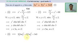 Các bài toán hay  good maths 6  Phương trình Diophante  the Diophante equation [upl. by Yhtak241]