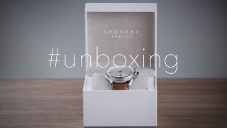 Kronaby hybridsmartwatch unboxing [upl. by Sateia]