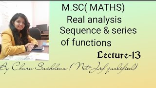 MSC REAL ANALYSISSEQUENCE amp SERIES OF FUNCTIONS PART 12CONTINUOUS FUNCTION NOWHERE DIFF [upl. by Eiro]