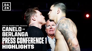 HIGHLIGHTS  Canelo Alvarez vs Edgar Berlanga New York City Announcement Press Conference [upl. by Noremmac]