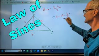 Deriving the Law of Sines from Area of a Triangle [upl. by Layod745]