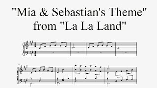 Mia and Sebastians Theme from quotLa La Landquot  Justin Hurwitz [upl. by Kym]