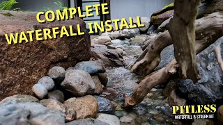 Pitless Waterfall Install From Start to Finish [upl. by Almire]