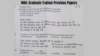 MOIL Graduate Trainee Previous Papers – Download MOIL GT Question Papers  wwwmoilnicin [upl. by Stempson910]