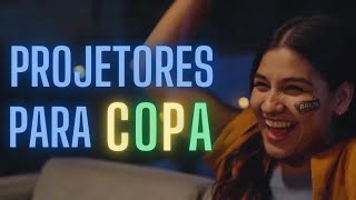 PROJETORES BARATOS para assistir a COPA DO MUNDO em grande estilo TODOS EM PROMOÇÃO [upl. by Akirre]