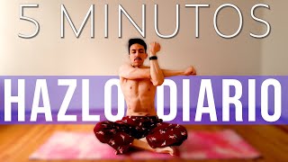 Rutina de ESTIRAMIENTO al DESPERTAR  5 MINUTOS DIARIOS [upl. by Lupee772]