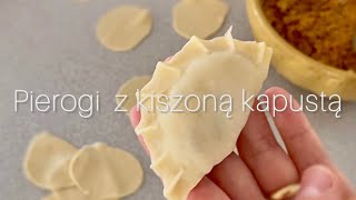 PIEROGI Z KISZONĄ KAPUSTĄ  ProstoiSmacznie prostoismacznie pierogi [upl. by Emse]