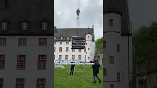 Neue Skulptur im Garten des Ludwig Museums Koblenz [upl. by Enirehs]