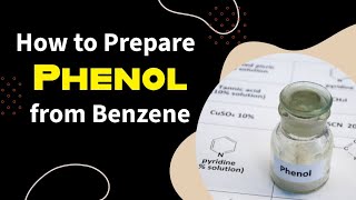 How to prepare phenol from Benzene  Class 12 ncert organic [upl. by Aicileb]