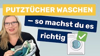 Putztücher waschen  so machst du es richtig ✅ [upl. by Evol]