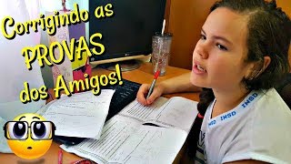 VIREI PROFESSORA NA MINHA ESCOLA E TROUXE AS PROVAS PARA CORRIGIR EM CASA [upl. by Mungam]