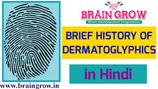 dmit 22BRIEF HISTORY OF DERMATOGLYPHICS contact for Training 9936261555 [upl. by Waldner]