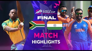 Cricket T20 World Cup 2024 Final  India v South Africa  Match Highlights [upl. by Ozkum]