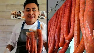 Asi se hace el CHORIZO Toluqueño 100 casero SIN MAQUINA RECETA SUPER DELICIOSA CRIS EN LA COCINA [upl. by Kcirddehs]