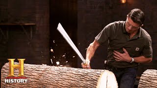 Forged in Fire Philippine War Golok SPLINTERS the Final Round Season 5 [upl. by Aneekal]